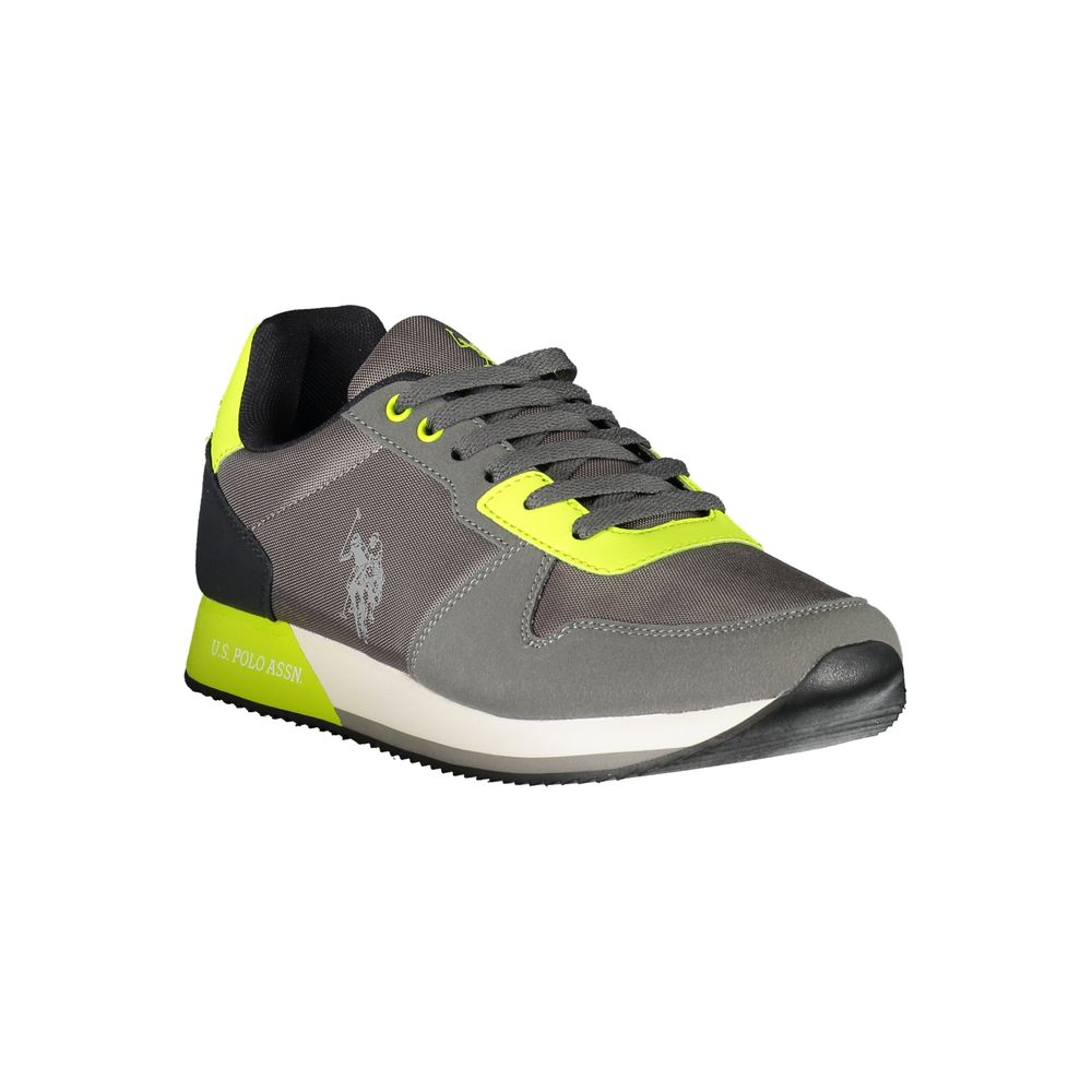 US POLO ASSN. Braune Polyester-Herren-Sneaker