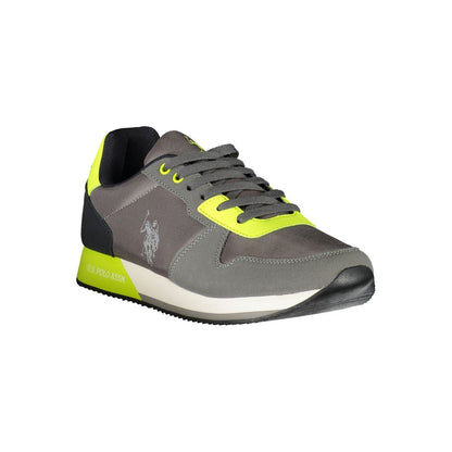 US POLO ASSN. Braune Polyester-Herren-Sneaker