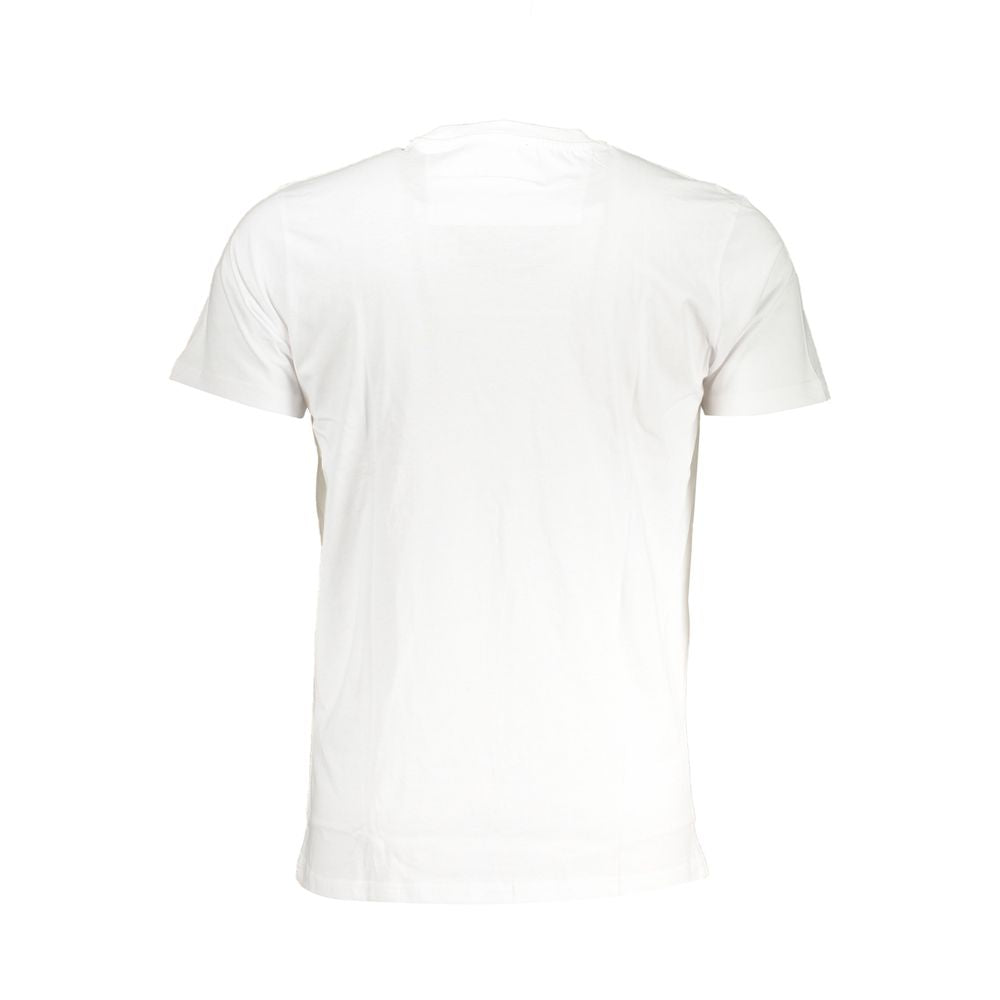 Weißes Baumwoll-T-Shirt der Cavalli Class