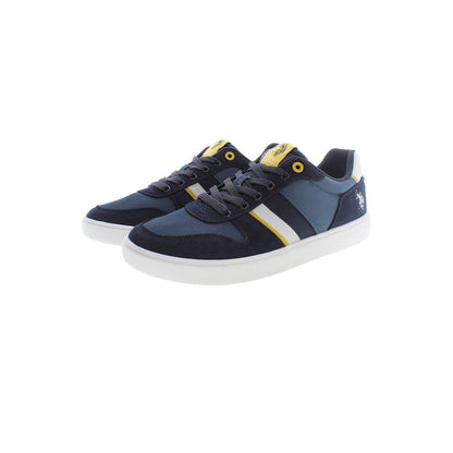 US POLO ASSN. Blue Polyester Men Sneaker