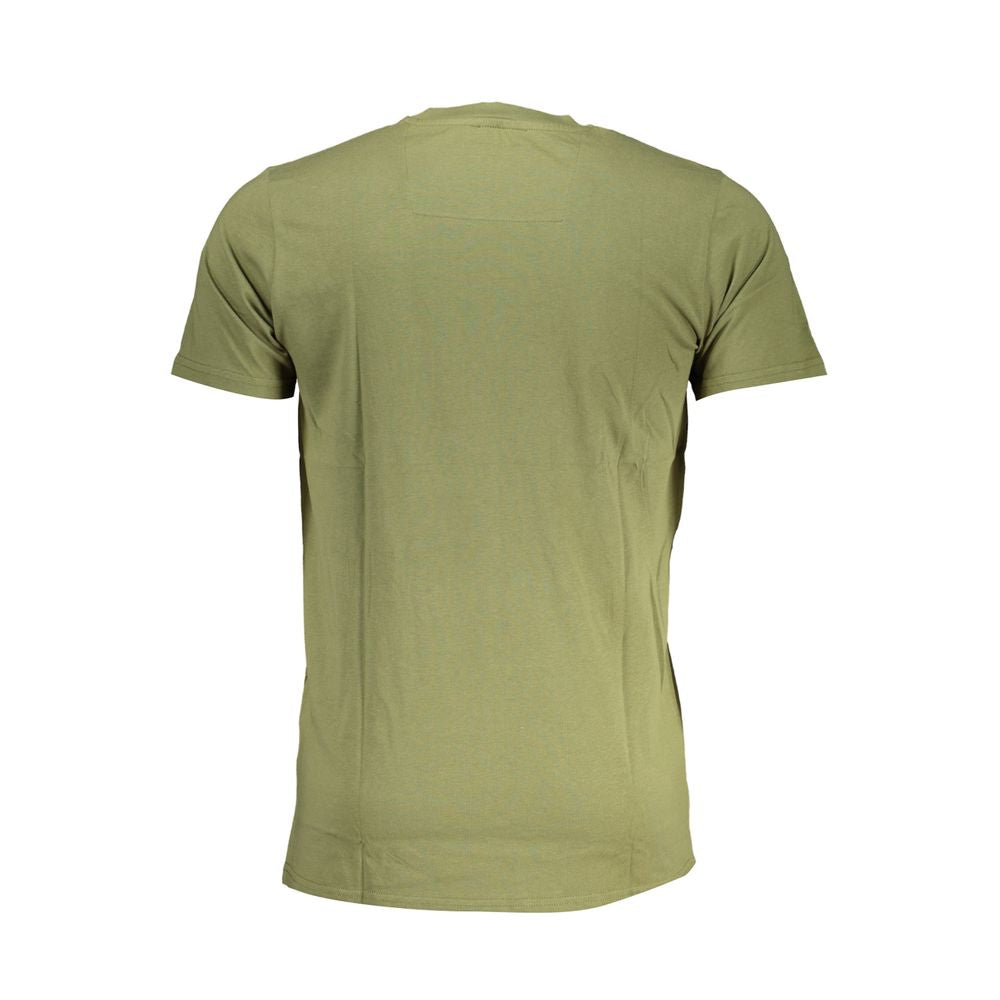 Grünes Baumwoll-T-Shirt der Cavalli Class