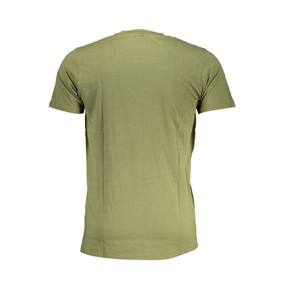 Grünes Baumwoll-T-Shirt der Cavalli Class