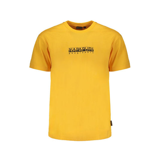Napapijri Orangefarbenes Baumwoll-T-Shirt