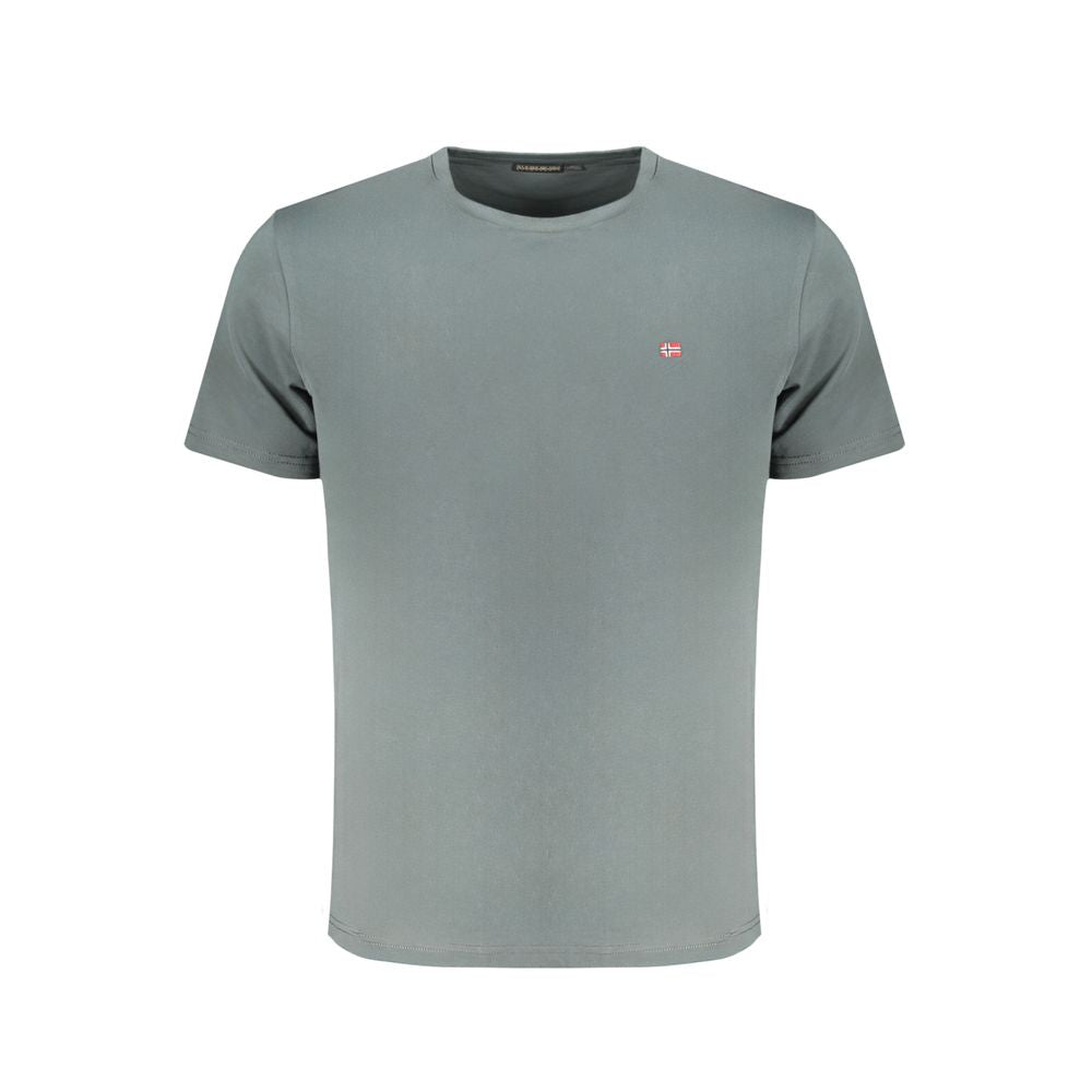 Grünes Baumwoll-T-Shirt von Napapijri