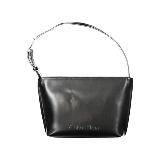 Calvin Klein Schwarze Polyester-Damenhandtasche