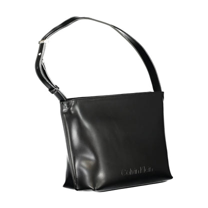 Calvin Klein Schwarze Polyester-Damenhandtasche