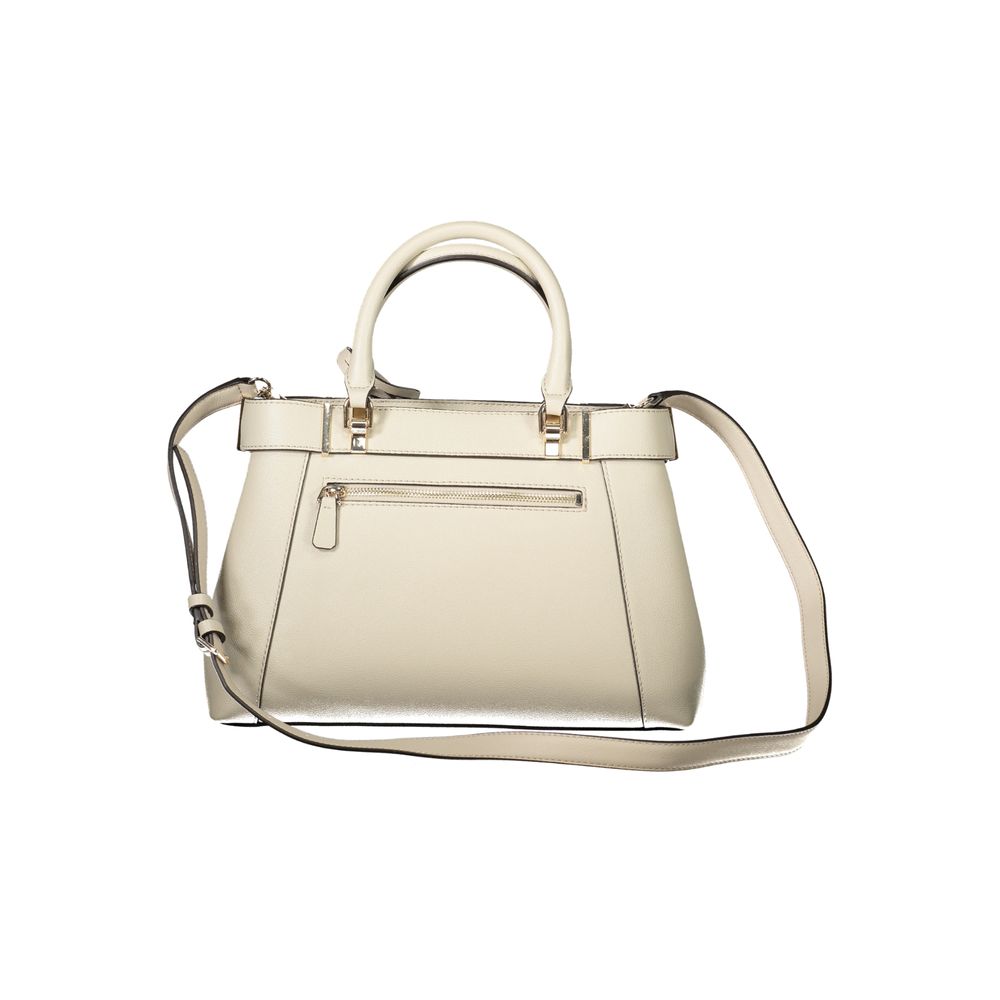 Guess Jeans Beige Polyethylen Handtasche