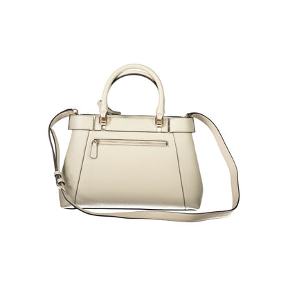 Guess Jeans Beige Polyethylen Handtasche