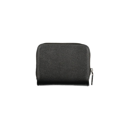 Calvin Klein – Schwarze Polyethylen-Geldbörse für Damen