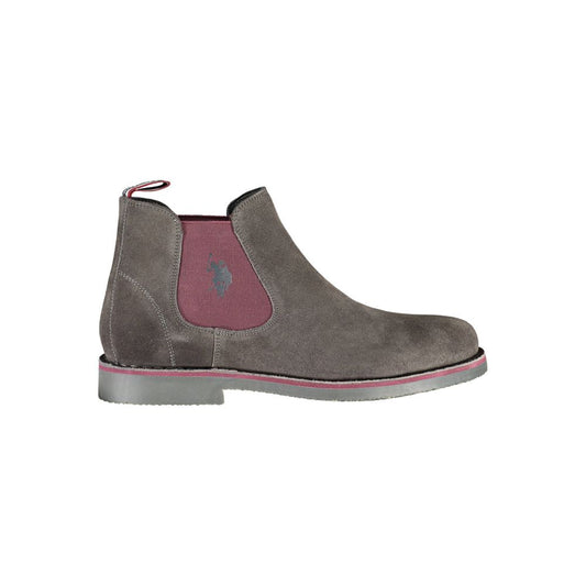 US POLO ASSN. Brown Leather Men Boot