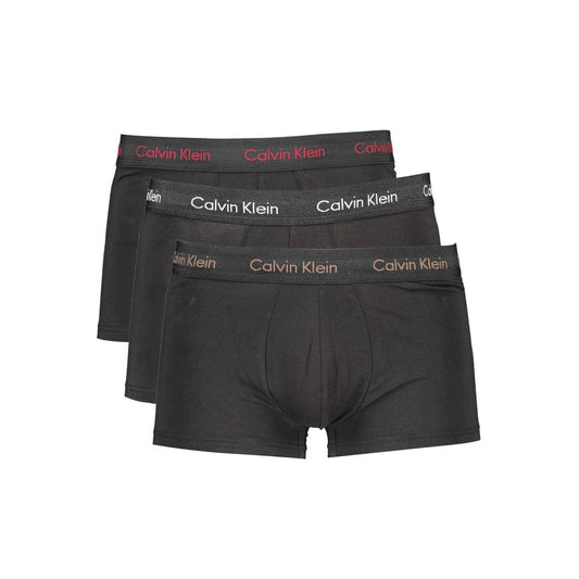 Calvin Klein Herren-Boxershorts aus schwarzer Baumwolle