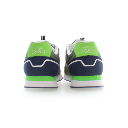 US POLO ASSN. Green Polyester Men Sneaker