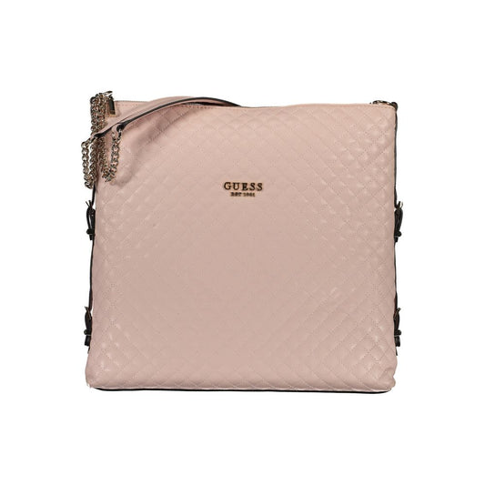 Guess Jeans Pink Polyethylen Damen Handtasche