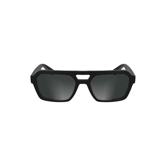 Calvin Klein – Schwarze Sonnenbrille aus biobasiertem Stoff