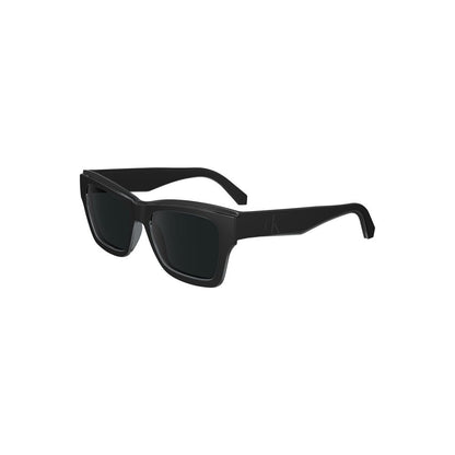 Calvin Klein – Schwarze Sonnenbrille aus biobasiertem Stoff