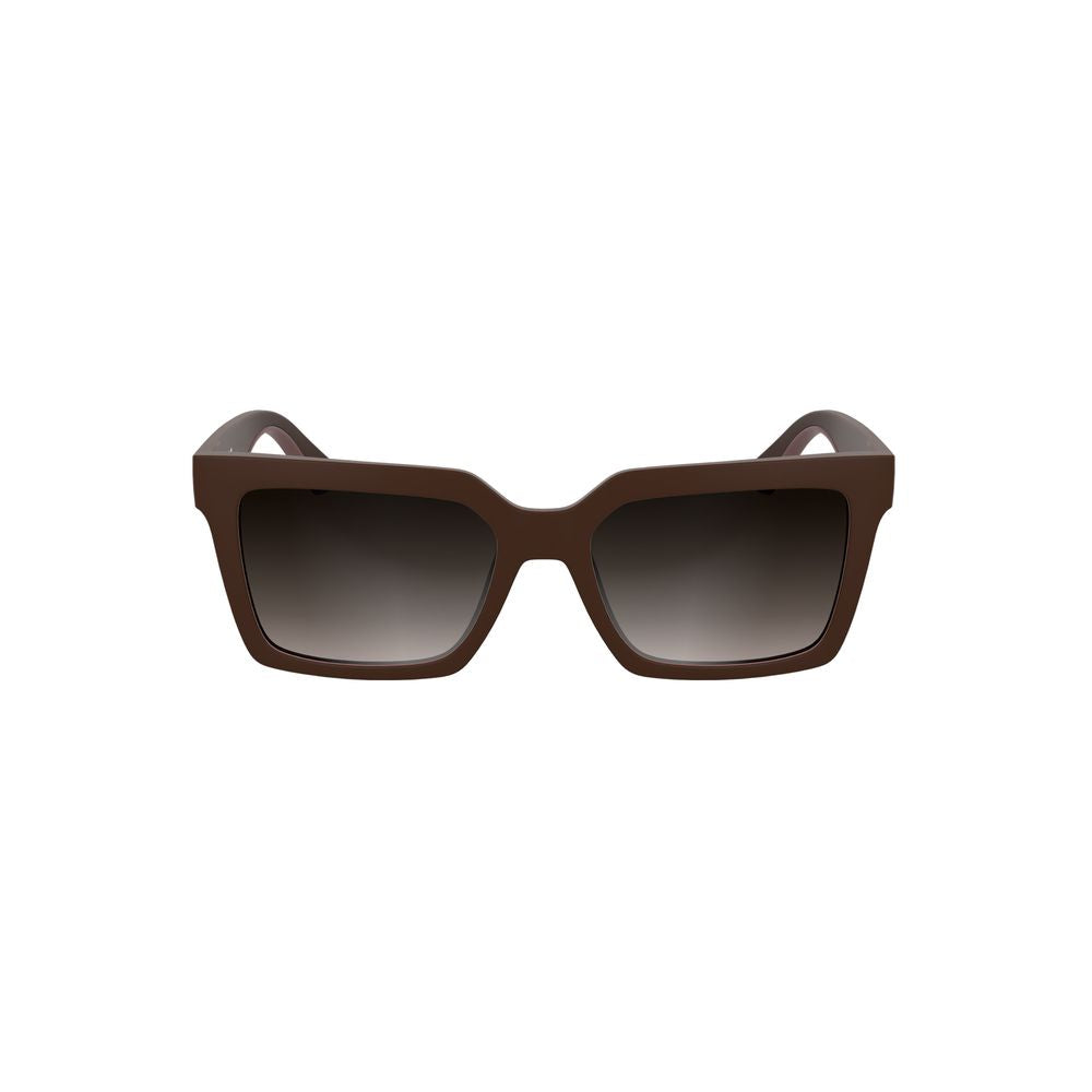 Calvin Klein Rote Sonnenbrille aus biobasiertem Stoff