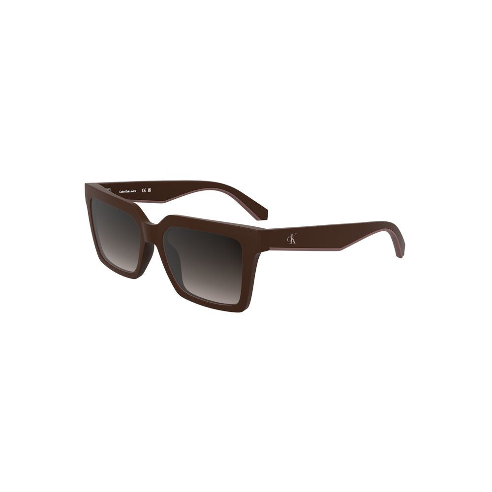 Calvin Klein Rote Sonnenbrille aus biobasiertem Stoff