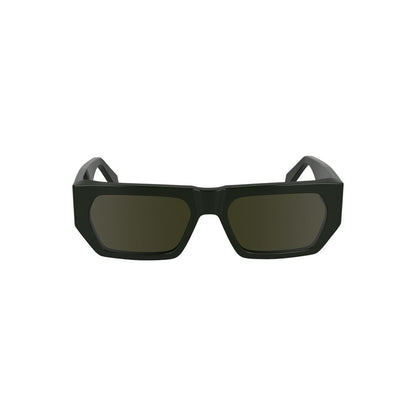 Calvin Klein – Grüne Acetat-Sonnenbrille für Herren