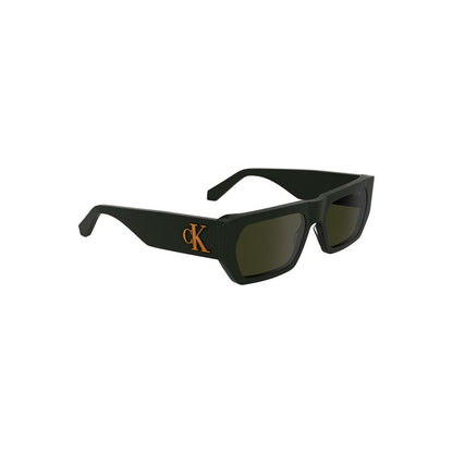Calvin Klein – Grüne Acetat-Sonnenbrille für Herren