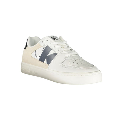 Calvin Klein – Weißer Polyester-Sneaker