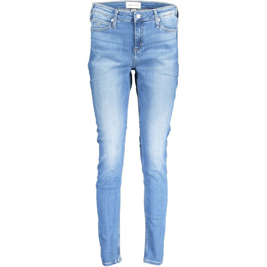 Calvin Klein Jeans und Hose aus Baumwolle, Blau