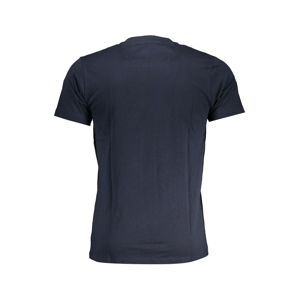Blaues Baumwoll-T-Shirt der Cavalli-Klasse