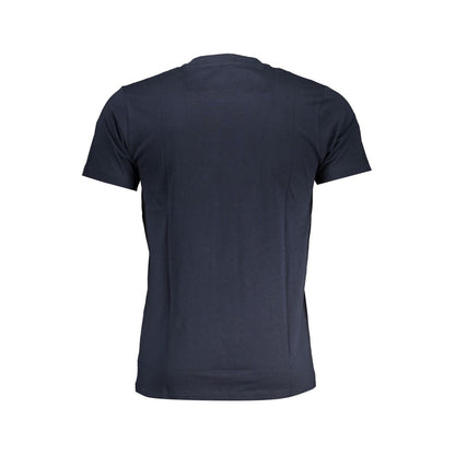 Blaues Baumwoll-T-Shirt der Cavalli-Klasse