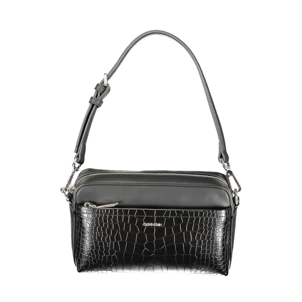 Calvin Klein Schwarze Polyester-Handtasche