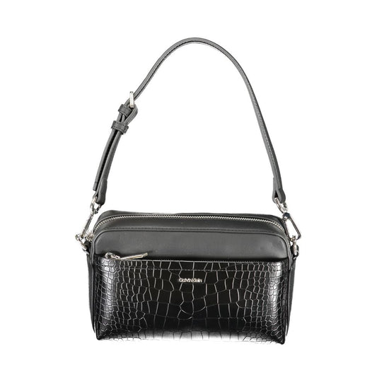 Calvin Klein Schwarze Polyester-Handtasche