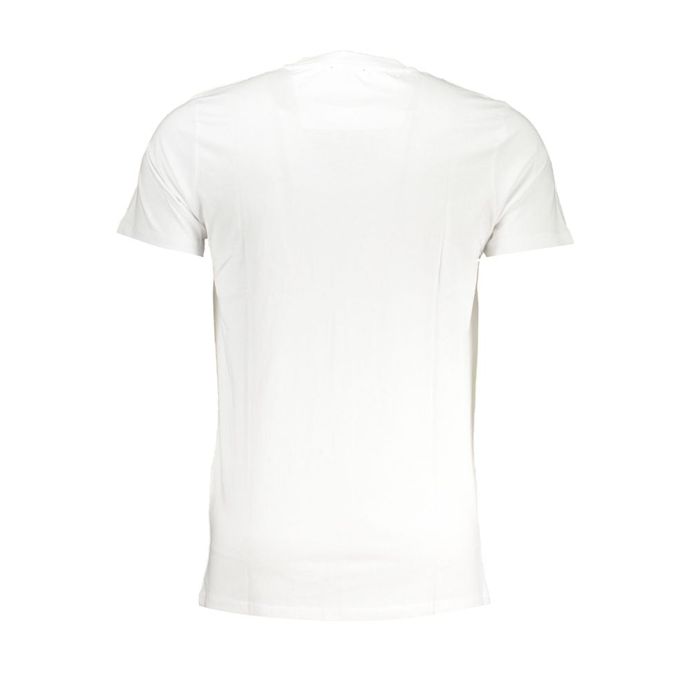 Weißes Baumwoll-T-Shirt der Cavalli Class