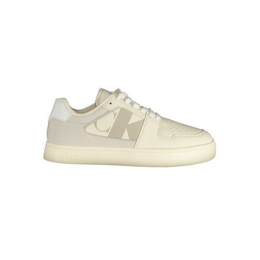 Calvin Klein – Weiße Polyethylen-Sneaker für Herren