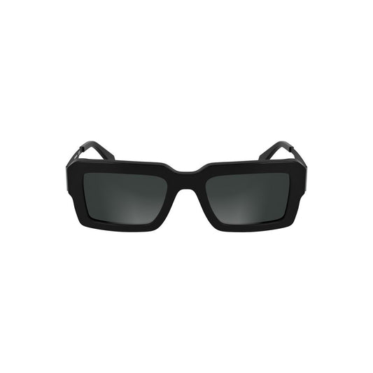 Calvin Klein – Schwarze Acetat-Sonnenbrille für Damen