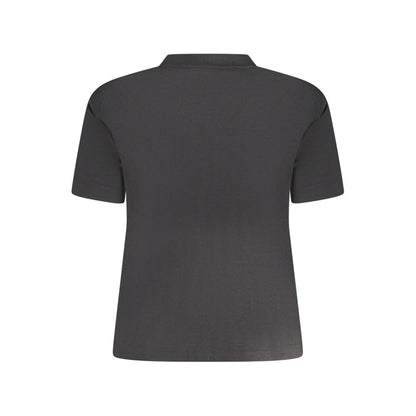 Calvin Klein – Schwarzes Baumwoll-T-Shirt für Damen