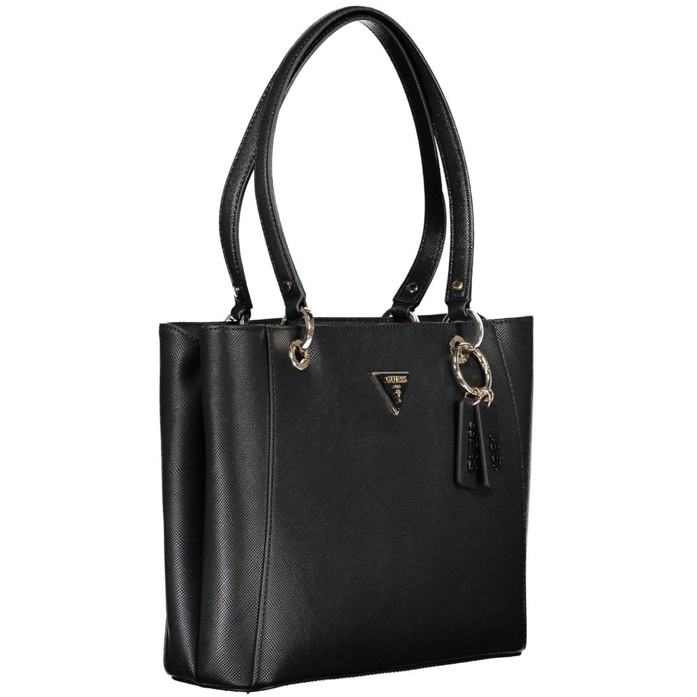 Guess Jeans – Schwarze Polyethylen-Handtasche