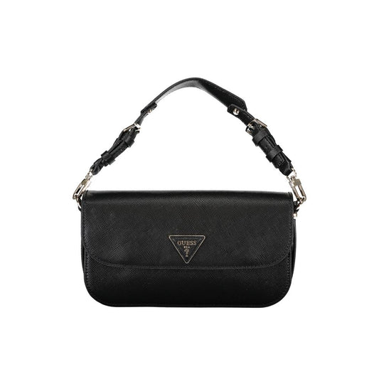 Guess Jeans – Schwarze Polyethylen-Handtasche