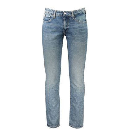 Calvin Klein Jeans und Hose aus Baumwolle, Blau