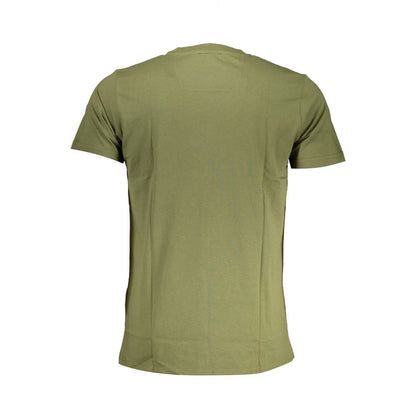 Grünes Baumwoll-T-Shirt der Cavalli Class