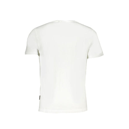 Weißes Baumwoll-T-Shirt von Napapijri