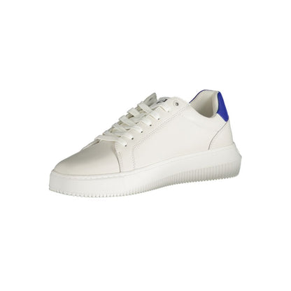Calvin Klein – Weißer Polyester-Sneaker