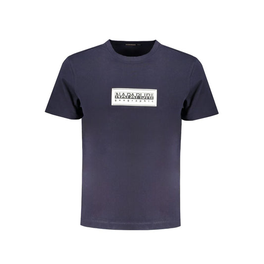 Blaues Baumwoll-T-Shirt von Napapijri
