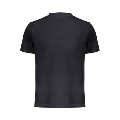 Schwarzes Baumwoll-T-Shirt von Napapijri