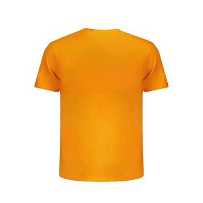 Napapijri Orangefarbenes Baumwoll-T-Shirt