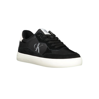 Calvin Klein Herren-Sneaker aus Polyester, Schwarz