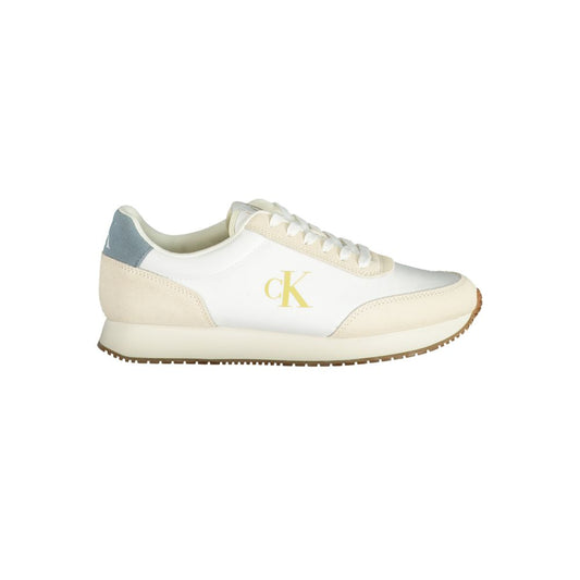 Calvin Klein Herren-Sneaker aus Polyester, weiß