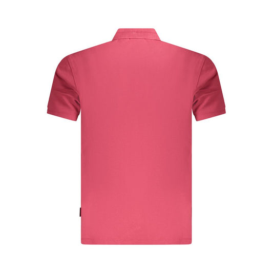 Napapijri Herren-Poloshirt aus roter Baumwolle