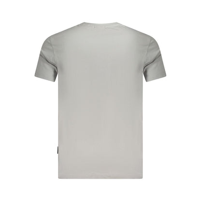 Napapijri Braunes Herren-T-Shirt aus Baumwolle