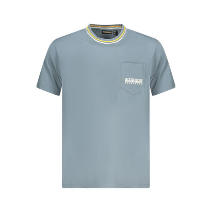 Napapijri Braunes Herren-T-Shirt aus Baumwolle