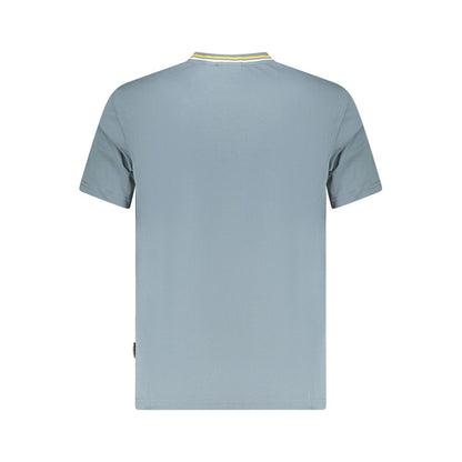Napapijri Braunes Herren-T-Shirt aus Baumwolle