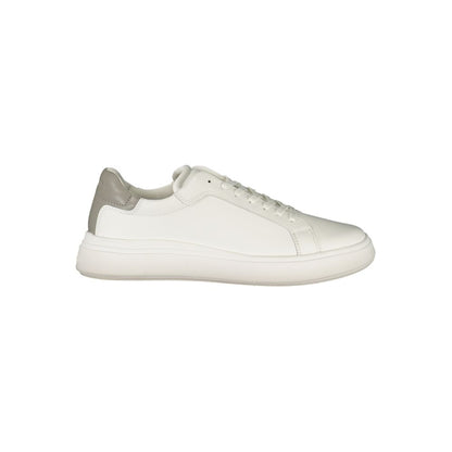 Calvin Klein – Weißer Polyester-Sneaker