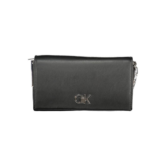 Calvin Klein Schwarze Polyester-Handtasche